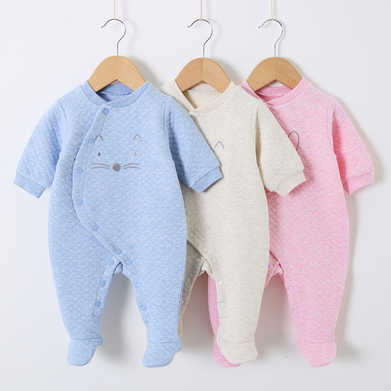 Macacões de Algodão para Bebês - Winter Clothing Newborn avaliação e preço
