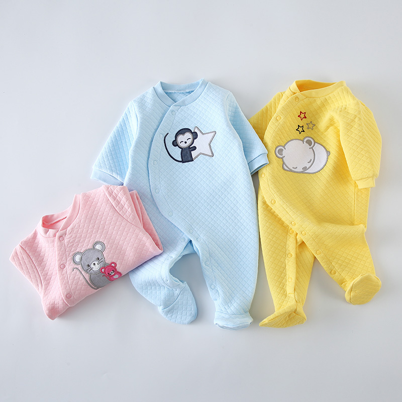 Macacões de Algodão para Bebês - Winter Clothing Newborn avaliação e preço